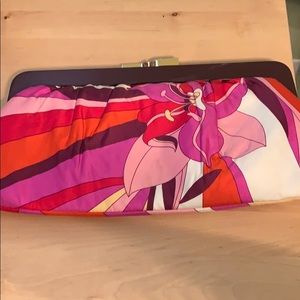 Banana Republic silk clutch